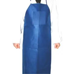 학교 실험실 연구원 코팅 부직포 앞치마 오염방지 안전한 과학실 현장