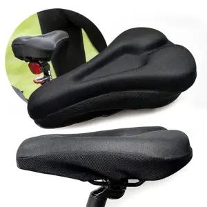 (2개) 3D 메모리폼 자전거 안장 커버/실내/쿠션/전립선/실리콘/카본/무통증/쇼바/SMP/카바/스프링/엉덩이