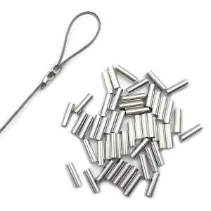 롱슬리브 압착형 와이어 고리 만들기 부속 링터미널 원통형 압착단자 짠짠이 페럴 케이블 커넥터 고정 연결