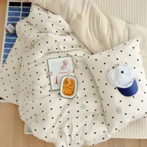 쁘리엘르 귀여운 패턴 차렵이불베개 세트 Q 버블라떼 BNS