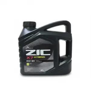 ZIC X7 HYBRID 0W20 하이브리드 가솔린 합성엔진오일 4리터