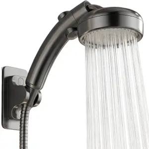 워터무드 플렉스 각도조절 와이드 샤워기 호텔식 레인샤워 온오프 기능