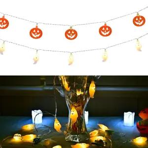 해피파티 할로윈 LED 가랜드 점멸등 2m 20구 랜덤 1개