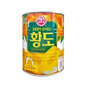 오뚜기 황도캔 800g X 12개 과일통조림 복숭아조림