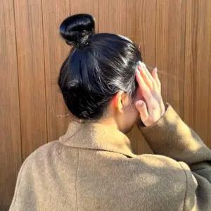 [골드스마일]두꺼운 무매듭 머리끈 블랙 20p 고무줄 굵은 안아픈 곱창밴드