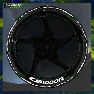 혼다 CB1000R CB 1000R 반사 오토바이 전면 및 후면 17 인치 휠 스티커 허브 줄무늬 페어링 액세서리 데칼