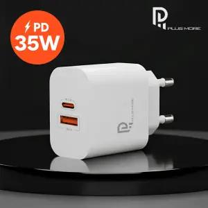 코스트코 핸드폰 고속충전기 35W PLUSMORE 스마트폰 고속충전기 PD 2포트 동시출력