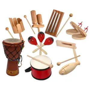 유아 악기놀이 음악 교구 잼베 톤블럭 타악기 세트