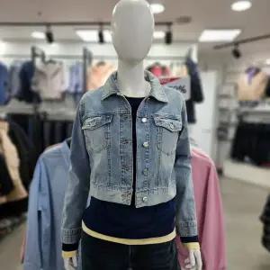 봄 여성 크롭 워싱 스판 데님 자켓 NJLD13