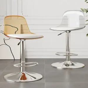 회전 바체어 리프트 카페 승강 아일랜드 라운드 높이조절 PU가죽 홈바 바텐더 스툴