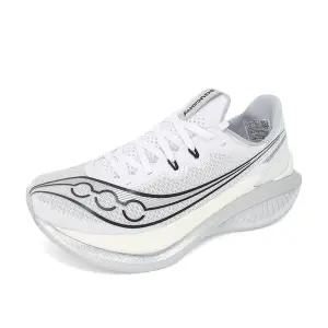 [써코니] 엔돌핀 프로 5 카본플레이트 런닝화 마라톤화 카본화 레이싱화 화이트실버 S21064-101