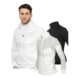 [아웃도어스/에코골프]그렌에코 ges23306 남성 포켓자수 홑겹 사방스판 점퍼/여름간절기