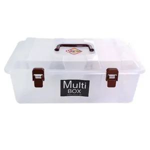 (1호) 핸들 콘테이너 박스/보관함/공구/약보관함/정리함/플라스틱/수납/가정용/사각/손잡이/수납함/상자