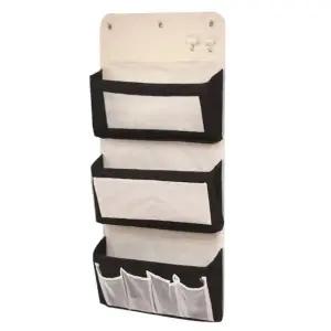 접이식 벽걸이 패브릭 수납 파우치 2단 3단 정리함