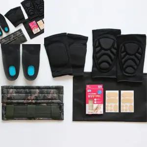 무챠 입영용품 보호패드 밴드형태 무릎보호 군입대 준비 키트 입대 입영 훈련소