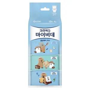 크리넥스 마이비데 클린케어 미니 다이노탱 10매x4입