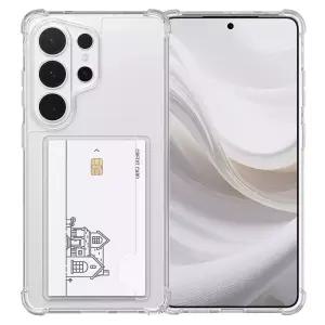 모란카노 갤럭시 S26 울트라 더블 카드 수납 투명 핸드폰 플러스 케이스