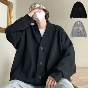 SIS-674 남자 오버핏 가디건브이넥가디건 브이넥오버핏가디건 오버핏가디건