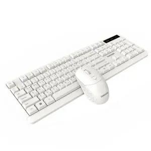 키스킨증정 삼성전자 SP-R1600W 화이트 저소음 무선 키보드 마우스 세트