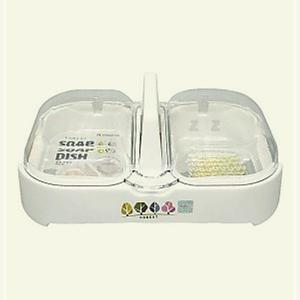 [2개구성] 듀얼 케이스 화장실 각 스텐 걸이 뚜껑 빨래곽 세면 용품 비누 받침 거치 욕실 대 NW7AA875