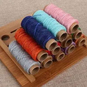 가죽 공예 튼튼한 수공예 핸드메이드 나일론 재봉실 스티치 왁스실 스티칭 작업실 플랫 매기