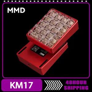 호환  MMD KM17 키보드 알루미늄 합금 풀 키 숫자 식 17키 디자이너 소형 키보드 PS 오피스를 통한 커스터