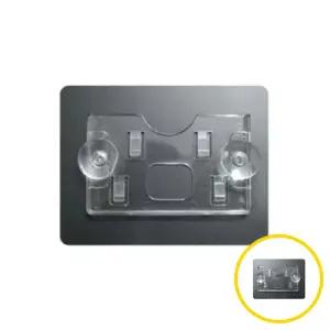 위월천 주차증케이스 압착고무형 가로 85X55 1개 압축판 벽고정 유리흡착판 강력흡착판