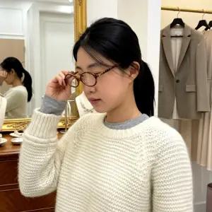 마켓헤라 긱시크 오벌형 뿔테 안경 호피 오벌형안경 레오파드안경테