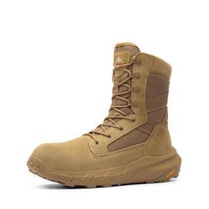 NORTIV 8인치 남성용 복합 발가락 작업화, 경량 사이드 지퍼 ASTM F2412-24 및 F2913-24 하루 종일 편안함을 위한 안전 군화, 피크포스-나노