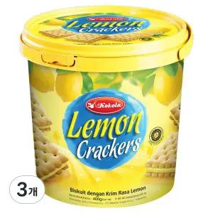 코코라 레몬 샌드위치 크래커 400g 3개 간식 방과후 생일 학원 만들기 화이트데이