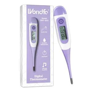 여성 생식력을 위한 Wondfo 디지털 기초 체온계 - 배란 및 임신 추적을 BBT 높은 정확도와 LCD 디스플레이