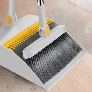 클린홈 빗자루 쓰레받기 세트 그레이트/긴빗자루/롱빗자루/바닥/스탠드/미용실/사무실/학교/롱방비/세트