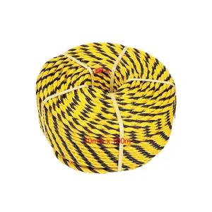 PP 안전로프 빨래줄 표식 밧줄 10mm x 100m 4.8kg