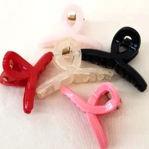 미니 리본 집게핀 5cm 옆머리 반묶음