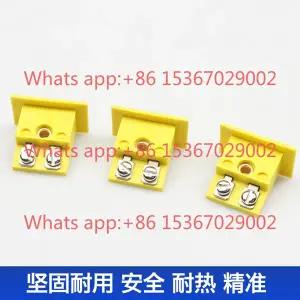 20PCS K형 열전대 커넥터 열전대 쌍 플러그 K형 노란색 플러그 SMPW-K-M MPJ-K-F 패널 T형