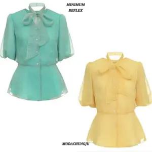 MD 쉬폰 스카프 페플럼 블라우스 MD MYBAWB5290_CJ