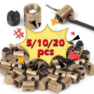 오토바이 스로틀 케이블 코어 브레이크 볼트 핀 신제품 골드 컬러 자전거 스톱 부품