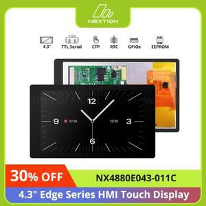NEXTION NX4880E043-011C 4.3 Edge 시리즈 HMI 터치 디스플레이 LCD-TFT 용량성 스크린 패널 모듈 인클로저