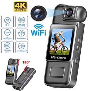 울트라 HD 4K WiFi 미니 카메라 휴대용 디지털 비디오 레코더 바디캠 적외선 야간 투시 스포츠 DV 소형 캠