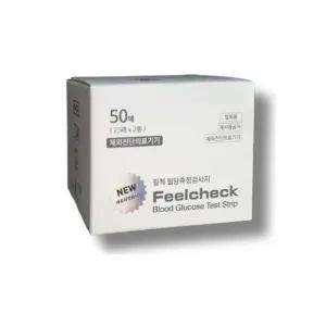 Feelcheck 필첵 혈당지 혈당스트립 측정검사지 2박스(100매입)