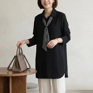 [엄마옷 로즈맘] 하엔스카프롱블라우스