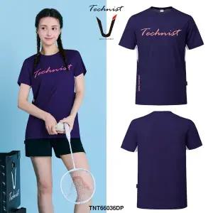 [테크니스트] 배드민턴 기획 티셔츠 반팔 상의 딥 퍼플 TNT66036DP 남성 여성 남녀공용