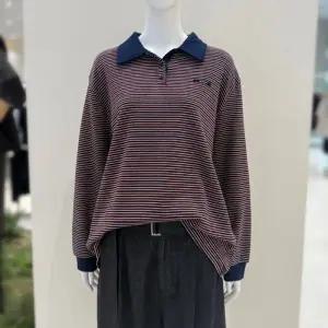 백화점 온앤온 카라배색 스트라이프 티셔츠 NJW5AE805