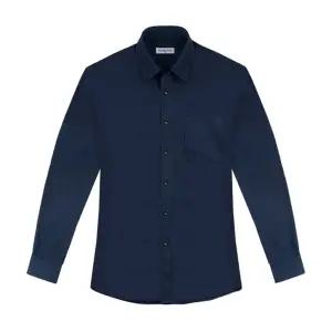 일반)네이비 솔리드셔츠_MS16/남방/체크/레이어드/티셔츠/셔츠/남자/와이셔츠/드레스/흰셔츠/남성/정장