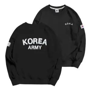 코리아 아미 로카 맨투맨 군인 옷 ROKA 티