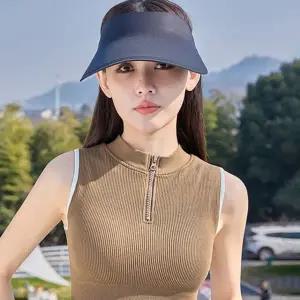 자외선 차단 썬 캡 초경량 스포츠 와이드 여성 썬 캡 여름 모자 와이드챙 등산 골프