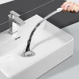 배수관 하수구 세면대 욕조 머리카락 제거 청소도구 구청소 배수 솔 머리카락제거 하수 관청소 세면대