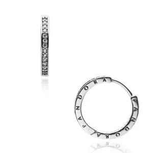 [브랜드 주얼리] 290558CZ 시그니처 후프 실버 귀걸이