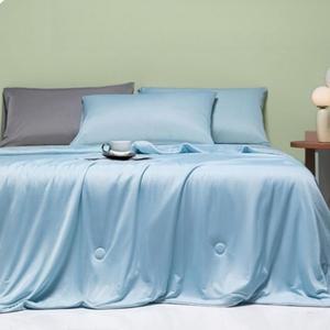 여름 냉감이불 쿨이불 시원한 귀여운 아이스 차렵이불실크 홑이불 150x200cm 보송보송