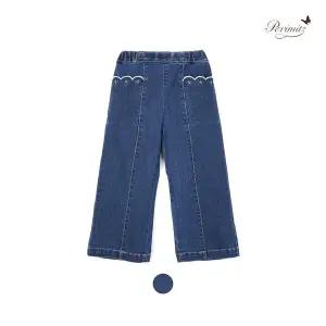 [페리미츠] 여아 스칼럽 통일자 데님팬츠 초등 유아봄청바지 P2611Q253_CJ